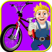 chu kỳ thợ cơ khí sửa &amp; rửa icon