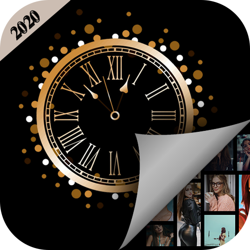 Clock vault Hide photos,Video and Applock icon