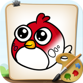Angry Coloring Birds icon