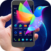 Công nghệ đầy màu sắc chủ đề tương lai phẳng icon