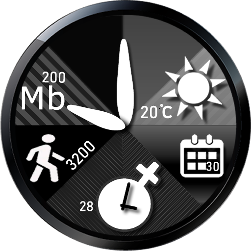 Clock Designer Widget - Live Weather and Counters icon