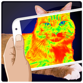 Thermal camera simulator icon
