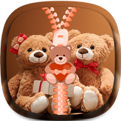 Teddy Bear Zipper Lock Screen icon