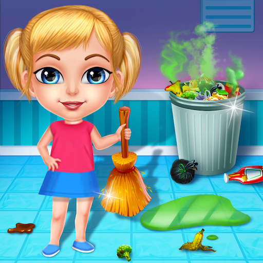 House cleaning game icon