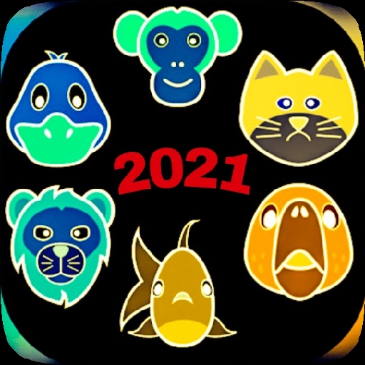 Matching Puzzle game,match 3,animals matching game icon