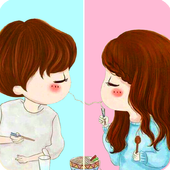 Couple Wallpaper (For Two Phone) icon