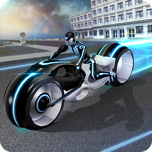 Drive Neon Light Motorcycle icon