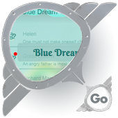 Blue Dream GO SMS icon