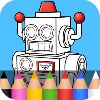 Robots Coloring Pages on 9Apps