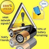 Low battery alert icon