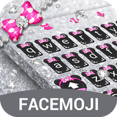 Twinkle Minnie Bowtie Keyboard Theme for WhatsApp أيقونة