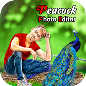 Peacock Photo Editor أيقونة