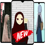 Wallpaper- Hijab Muslimah&amp; Girly icon