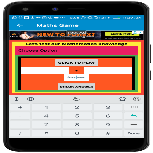 Maths Brain Game أيقونة