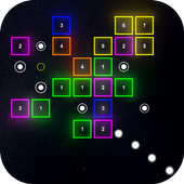 Ball Brick Breaker Neon icon