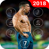 Keypad Lock Screen For Cristiano Ronaldo 2018 icon
