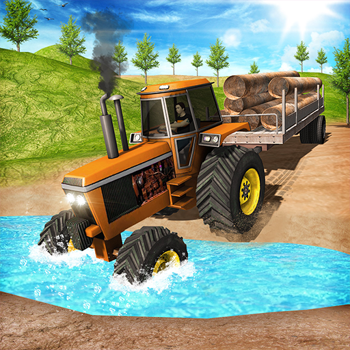 Heavy Cargo Tractor Trolley Simulator Game Free 3D icon