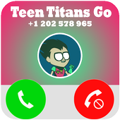 Call Teeny From Titans Go - Fake Call icon