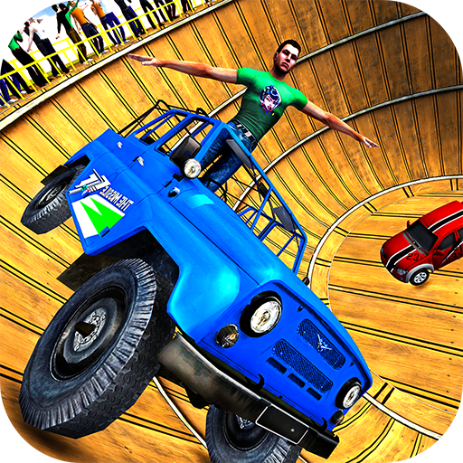 Well of Death Jeep Stunt Rider icon