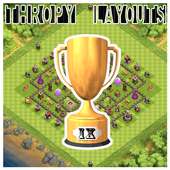 Trophy Base Maps COC Th.9 PRO