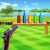 Real Expert Bottle Shooting Free Games icon