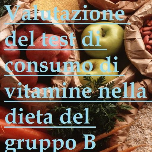 Valutazione delle vitamine B icon