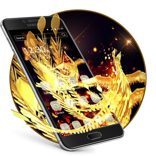 Hell Flame Wallpaper Fire Flame Bird Theme icon