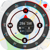 Super GPS Compass Map for Android 2019 icon