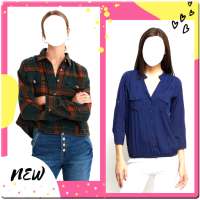 Women Shirt Photo Suit