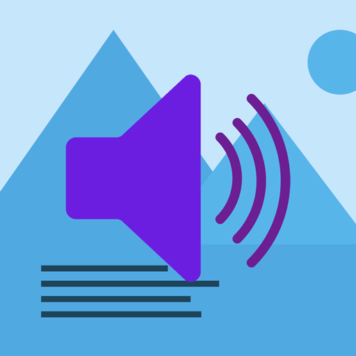 ISML Image speaker ( Text image to editable text ) icon