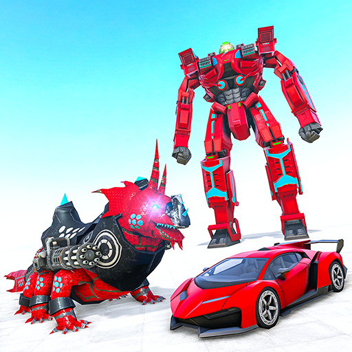 Lizard Robot Car Transform: Dragon Robot Games icon