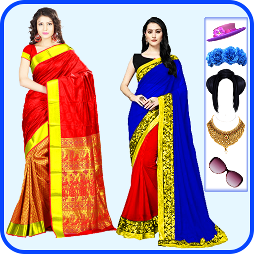 Women Design Saree Pic Editor icon