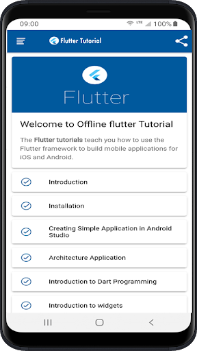 Flutter Tutorial - Offline with flutter examples screenshot 1