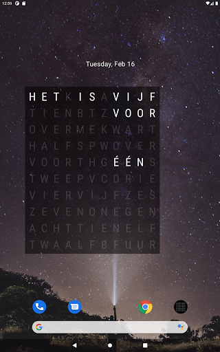 Word Clock Widget screenshot 8