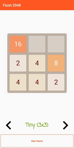Flash 2048 Classic Puzzle: 2048 Lite - 2048 Game screenshot 2