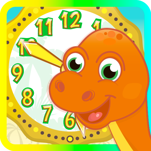 Dino Time: free learning clock icon