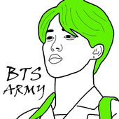 How to Draw  Goblin Twice BTS  and Slayer KPOP icon
