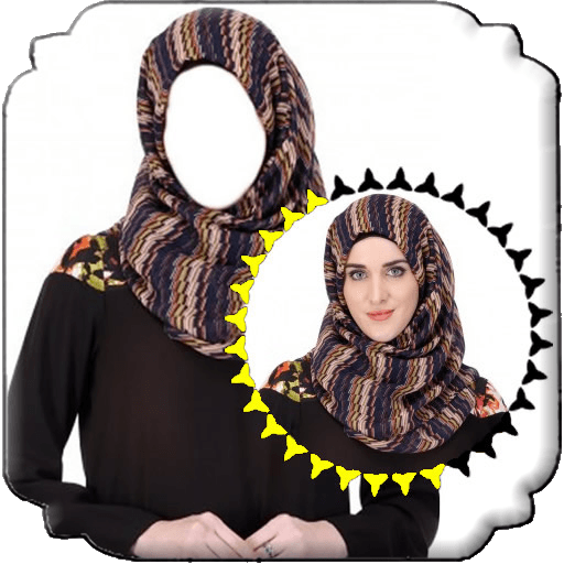 Hijab Photo Suit - Printed icon