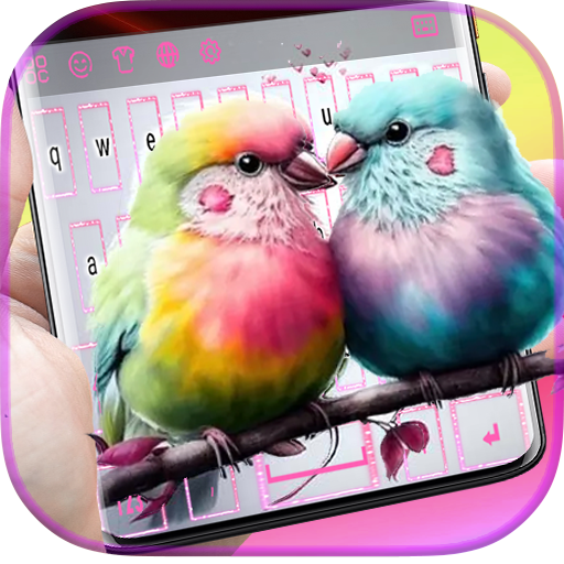 Colorful Bird keyboard icon