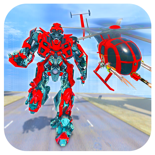 Helicopter Robot Battle: Robot Transformation Game icon