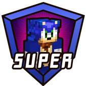 Super Sonic Parkour Race Mini-game. Map for MCPE