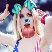 Snappy photo filter &amp; Stickers icon