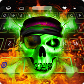 Hell Skull Fire Keyboard Theme icon