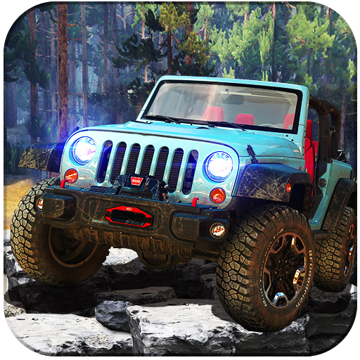Mountain offroad jeep drive ga icon
