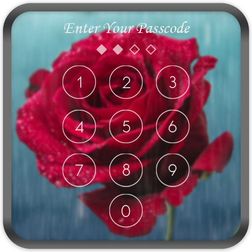 Rainy Rose Lock Screen icon