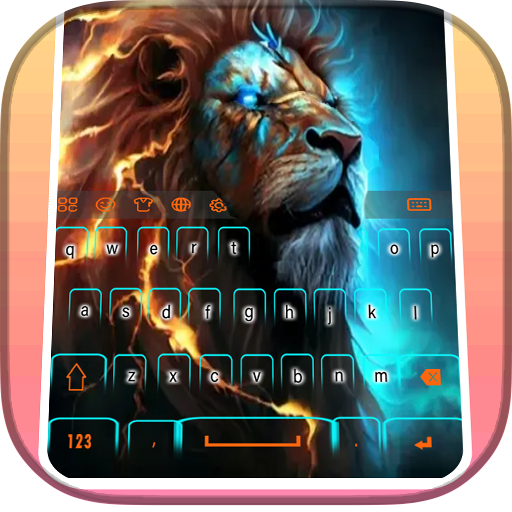 Lightning lion king Keyboard icon