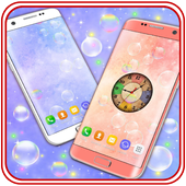 Bubbles live wallpaper &amp; lock screen icon