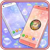 Bubbles live wallpaper & lock screen