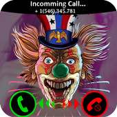 Evil Scary clown call(fakecall killer clown) prank on 9Apps