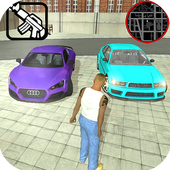 Town Crime Theft Auto Simulator Game icon